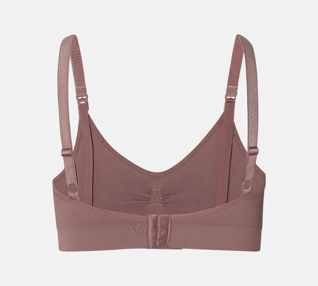 Sutien de alaptare fara cusaturi Hura Sensil Breeze Deep Taupe M/L Lola&Lykke