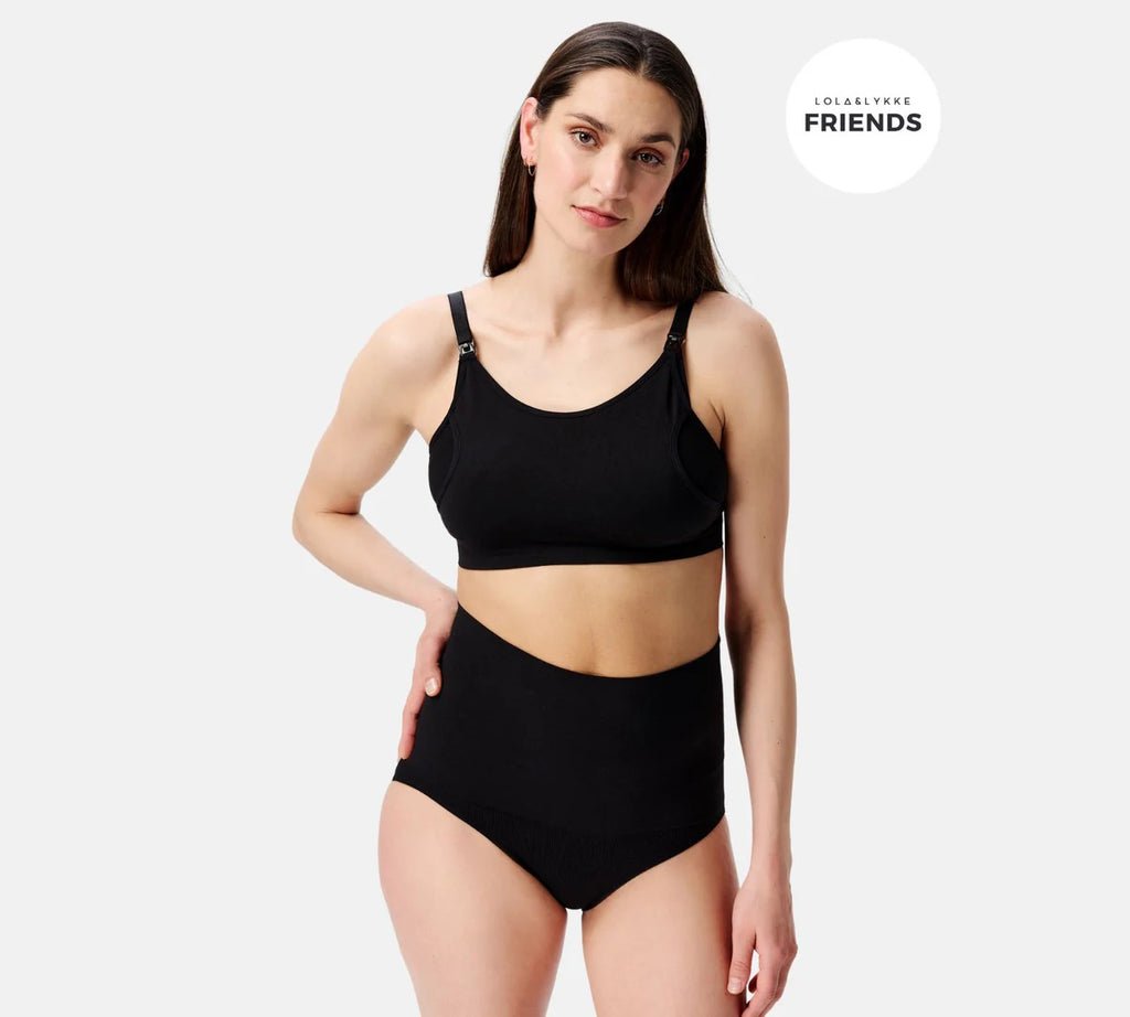 MAE Sensil Breeze Seamless Nursing Bra XL/XXL Black Lola&Lykke