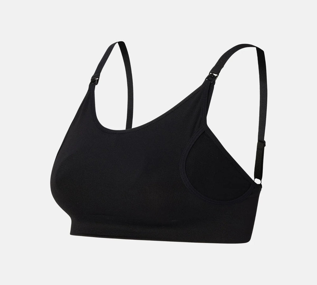 Seamless Breastfeeding Bra for Mixed Feeding MAE Sensil Breeze XS/S Black Lola&Lykke