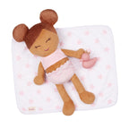 LullaBaby Brunette Girl Doll for Bath with Accessories, 35 cm