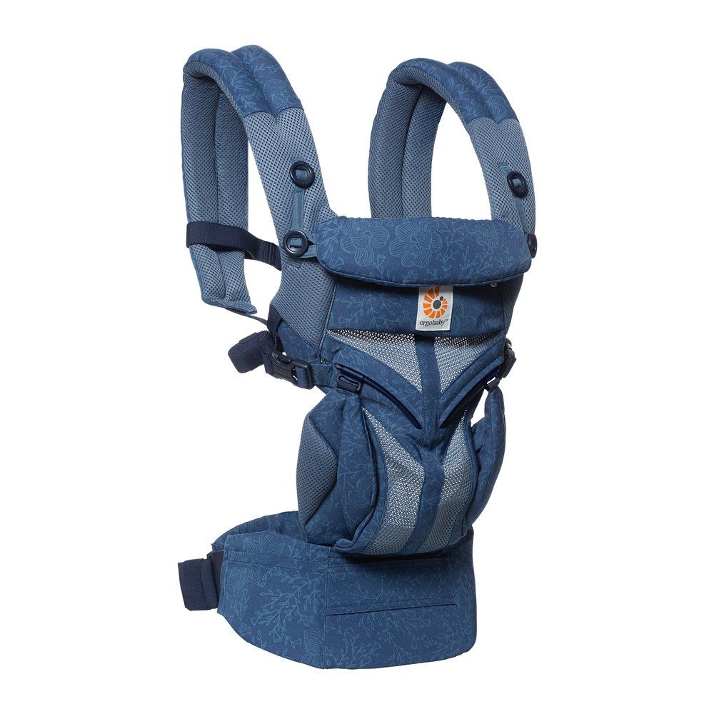 Marsupiu Omni 360 Cool Air Mesh Blue Blooms