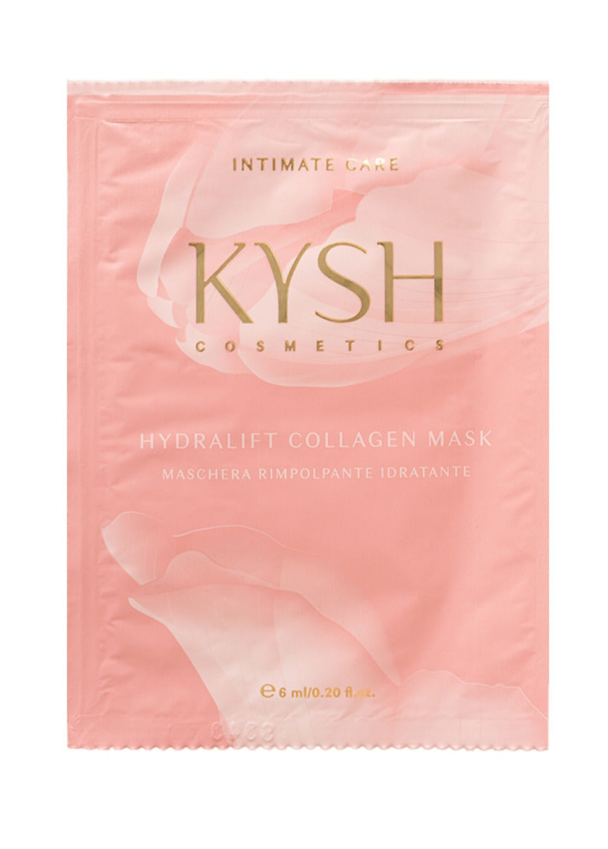 Kysh Cosmetics Masca pentru Zona Intima cu Colagen Hydralift 6 ml cu textura din fibre de bambus
