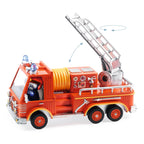 Djeco Masina de pompieri Captain Fire Colectia Crazy Motors 3 ani metal, conform EN71