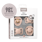 BIBS - Set 4 suzete Try-it collection 0 luni +-Blush