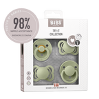 BIBS - Set 4 suzete Try-it collection 0 luni +-Sage