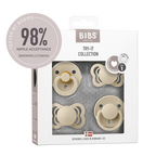 BIBS - Set 4 suzete Try-it collection 0 luni +-Vanilla