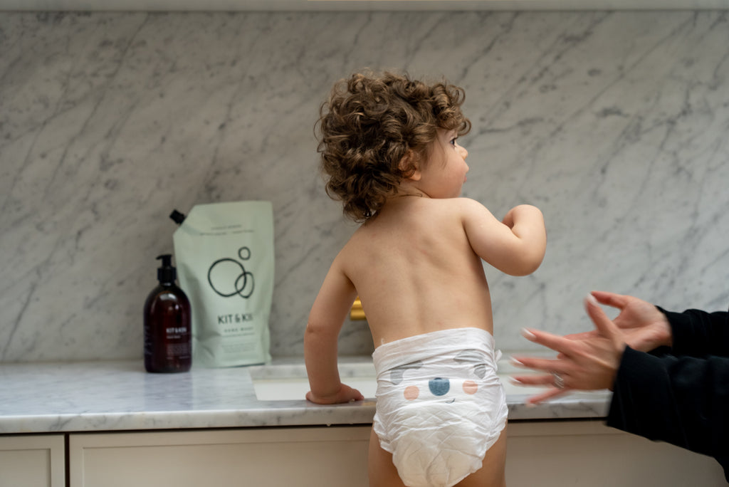 Kit and Kin Scutece Hipoalergenice Eco Marimea 5, 11 kg+, 28 buc, certificate FSC, Dermatest, Alergy Certified