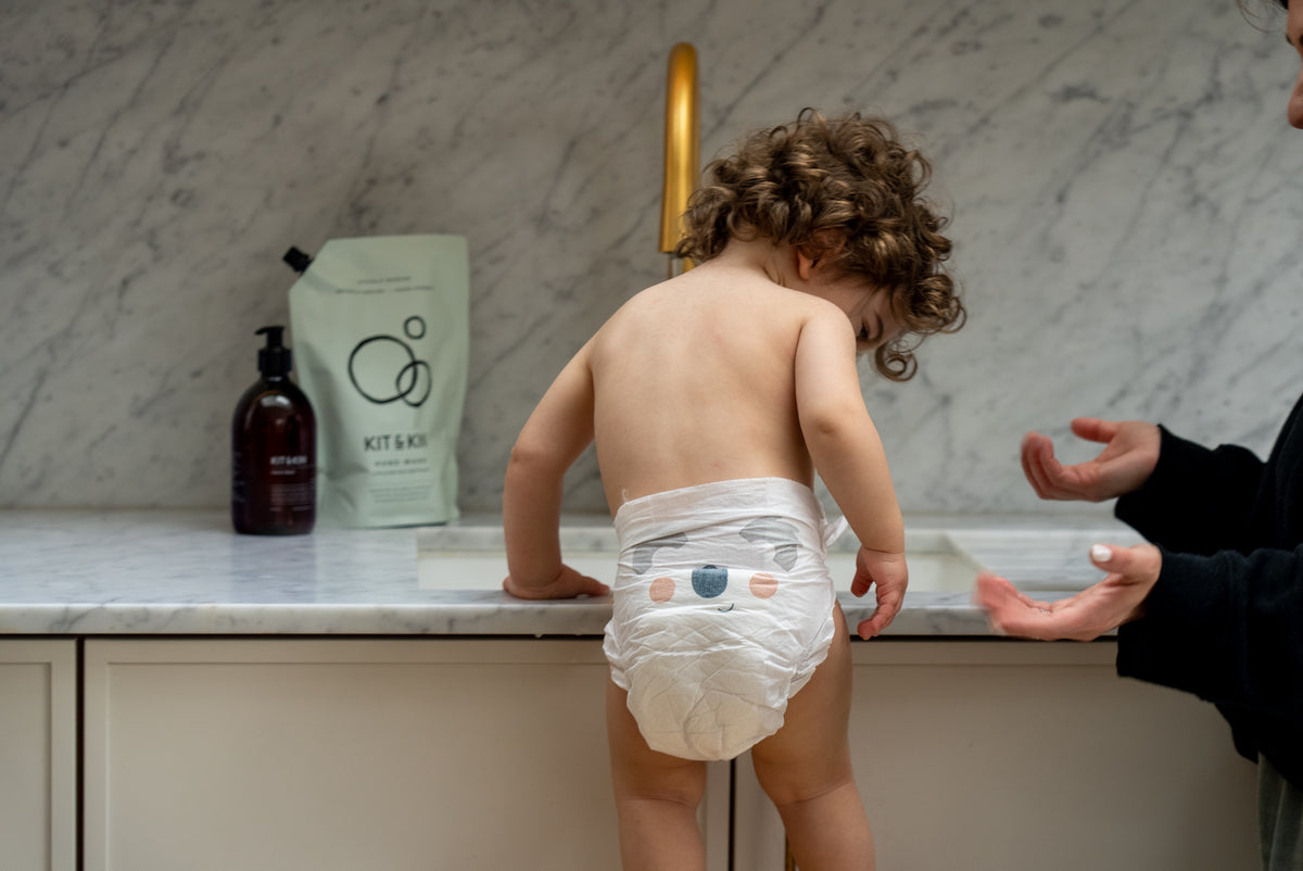 Kit and Kin Scutece Hipoalergenice Eco Marimea 5, 11 kg+, 28 buc, certificate FSC, Dermatest, Alergy Certified