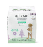 Eco-Friendly Hypoallergenic Diaper Pants Kit&Kin XXL, Size 7, 17 kg+, 96 pcs