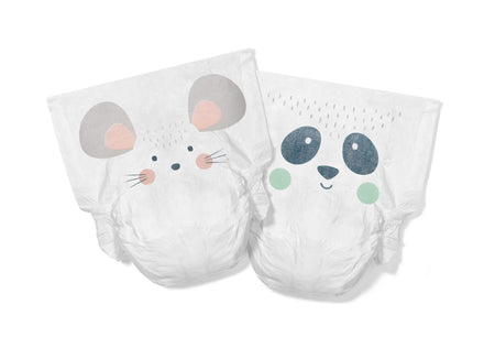 Scutece Hipoalergenice Eco Kit&Kin, Marimea 2, 4-8 kg , 38 buc