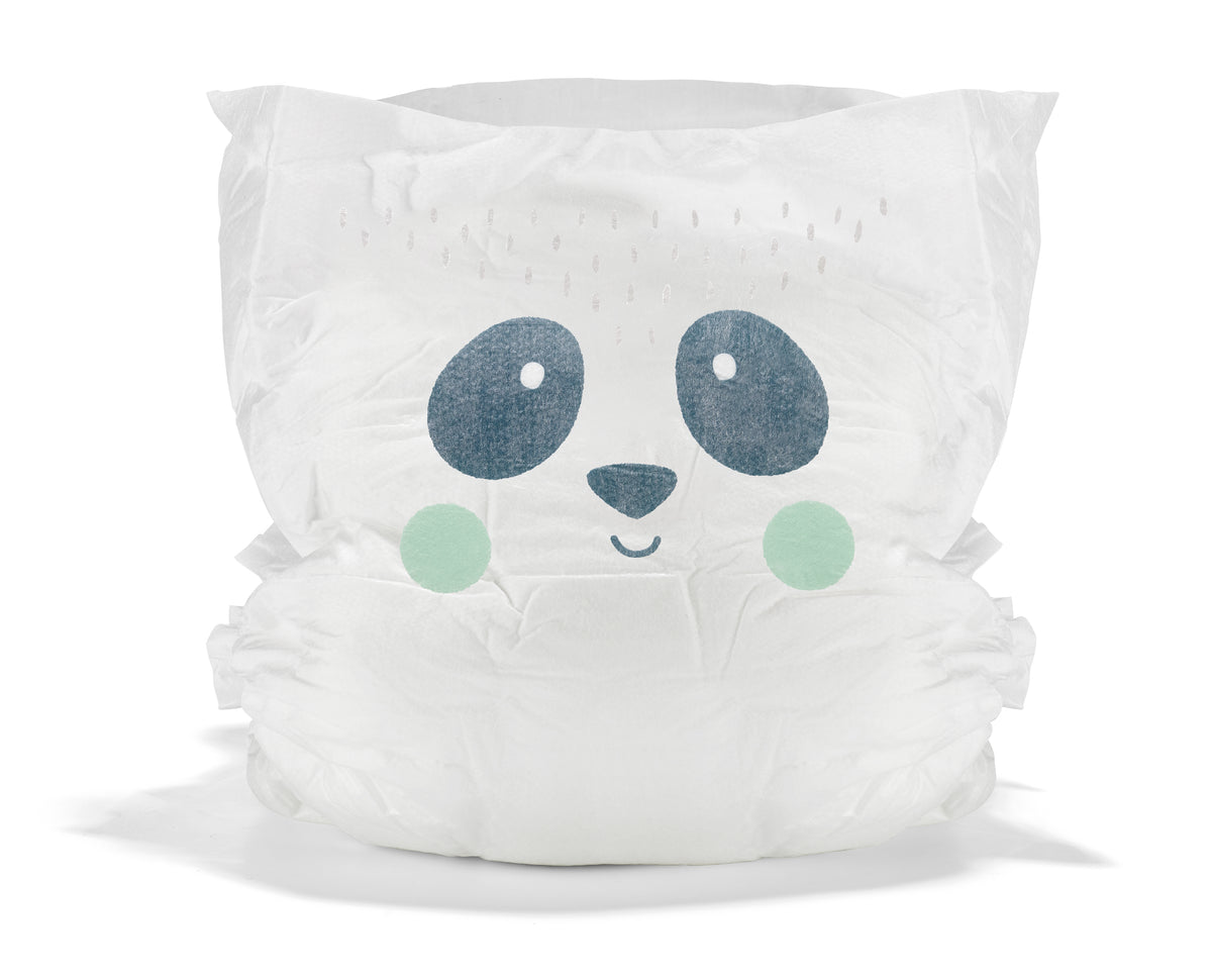 Eco-Friendly Hypoallergenic Diapers Kit&Kin, Size 2, 4-8 kg, 152 pcs