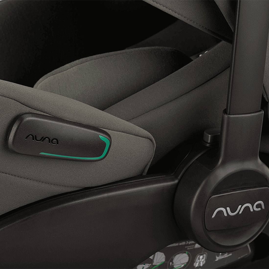 Nuna - Scoica auto cu functie de recline ARRA flex Pine, nastere-87 cm, testata ADAC si certificata R129