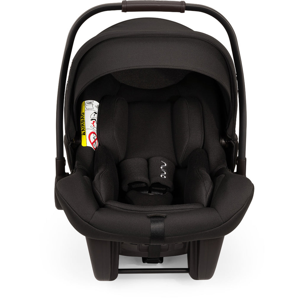 Nuna - Scoica auto i-Size PIPA Lite Caviar, nastere - 83 cm, certificata R129