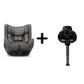Nuna - Set Scaun auto rotativ i-Size TODL next Granite, 40-105 cm + Baza isofix BASE next i-Size pentru TODL next