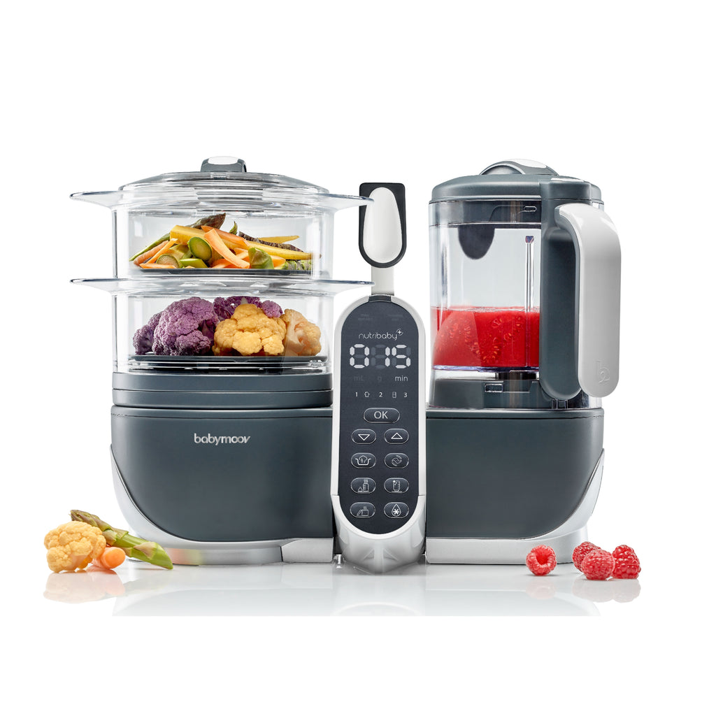 Babymoov - Robot multifunctional 5 in 1 Nutribaby (+) Industrial Grey