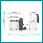 Babymoov - Robot multifunctional 5 in 1 Nutribaby (+) Industrial Grey
