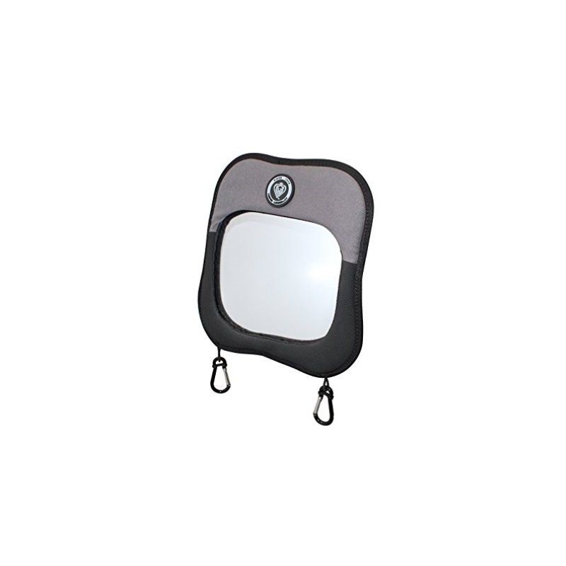 Prince Lionheart Black Car Backseat Mirror for Child Observation