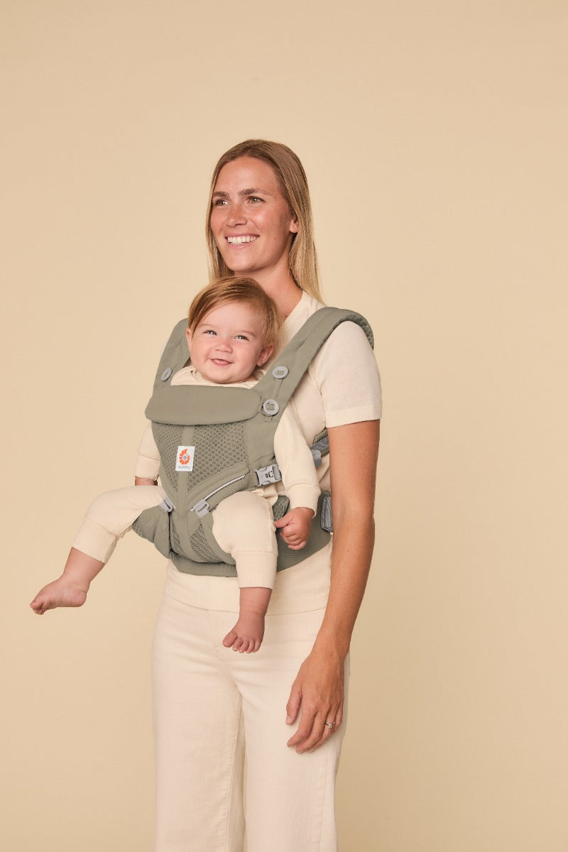 Marsupiu Ergobaby, Omni 360, Mesh , Soft Olive