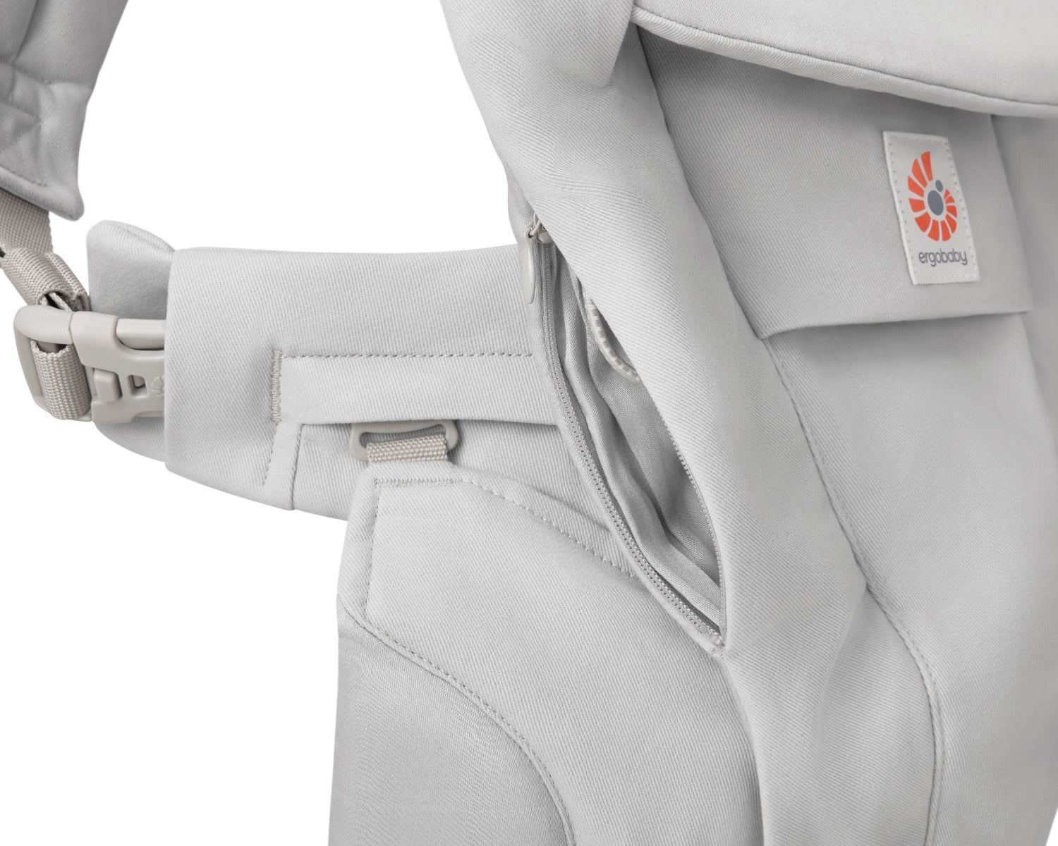 Marsupiu Omni Deluxe Cotton Pearl Grey