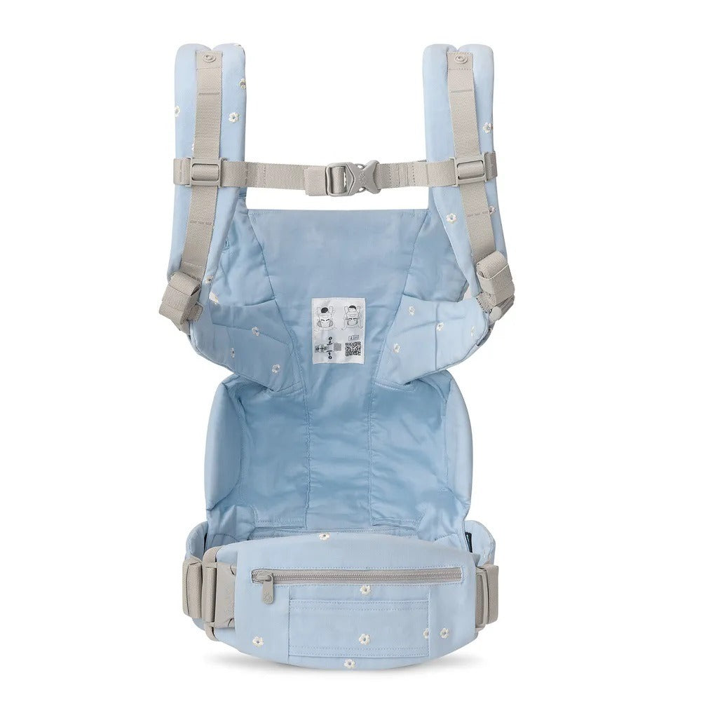 Omni Deluxe Cotton Serene Blue Flowers Carrier