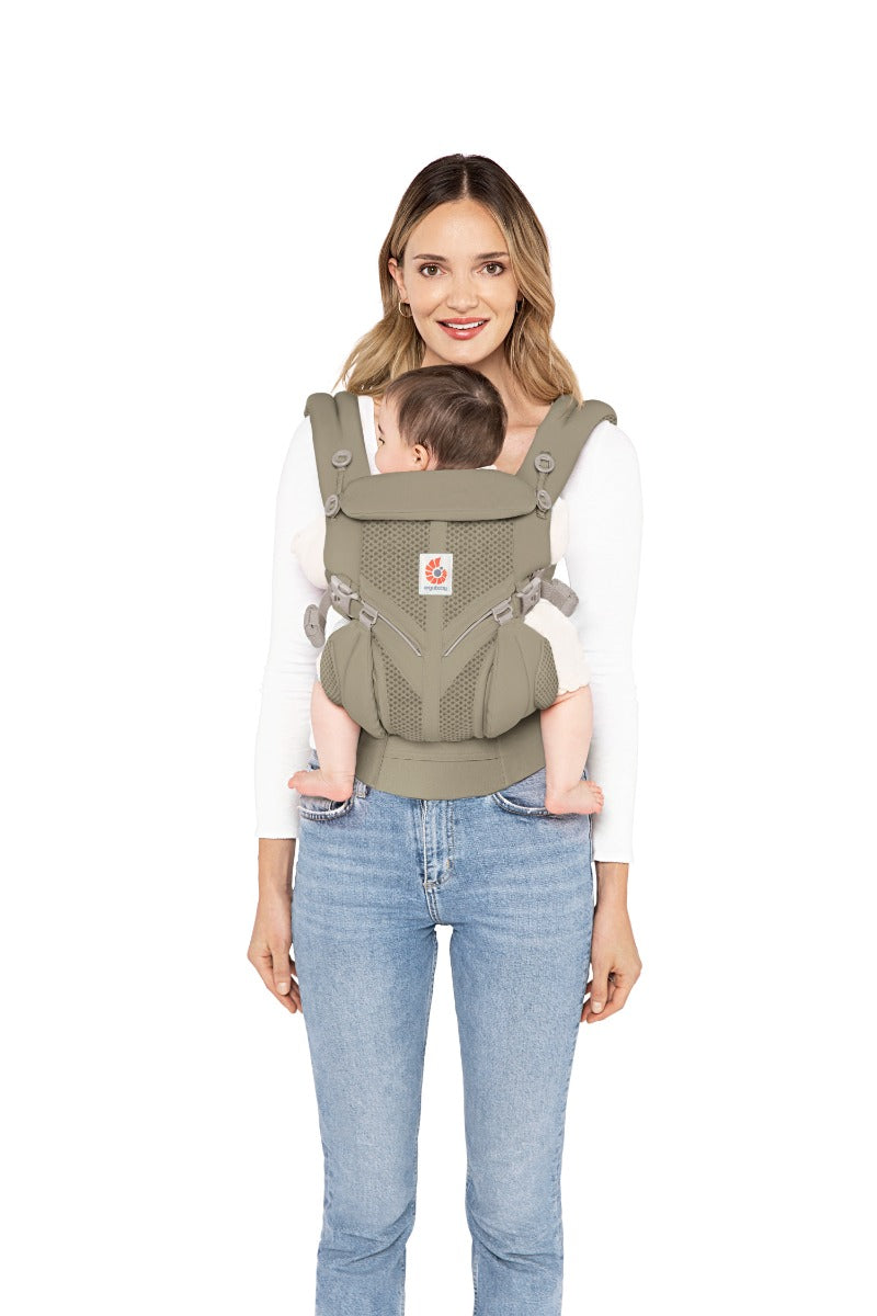 Marsupiu Ergobaby, Omni 360, Mesh , Soft Olive