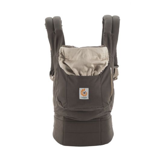 Marsupiu Ergobaby din Bumbac Organic Dark Cocoa