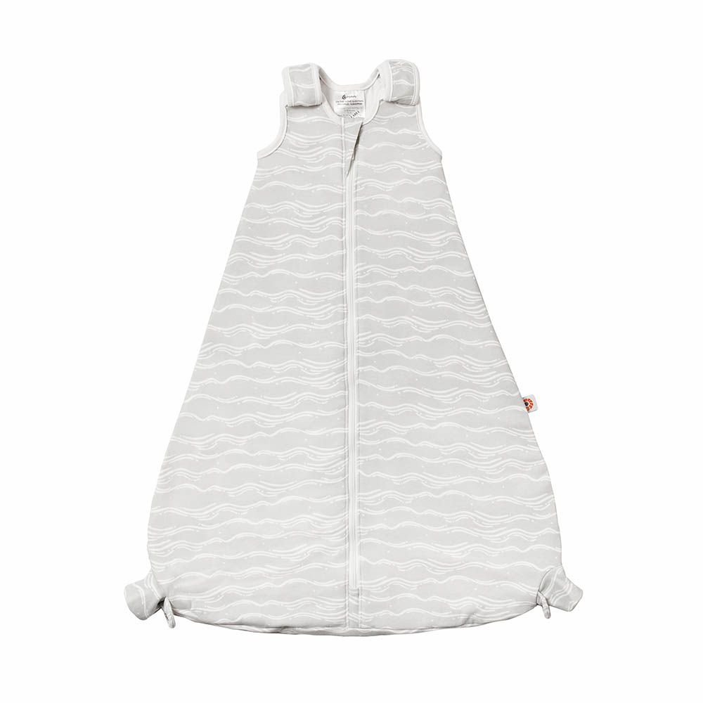 Cotton sleeping bag, on the move, Silver Waves, 6-18 Months, 2.5 TOG