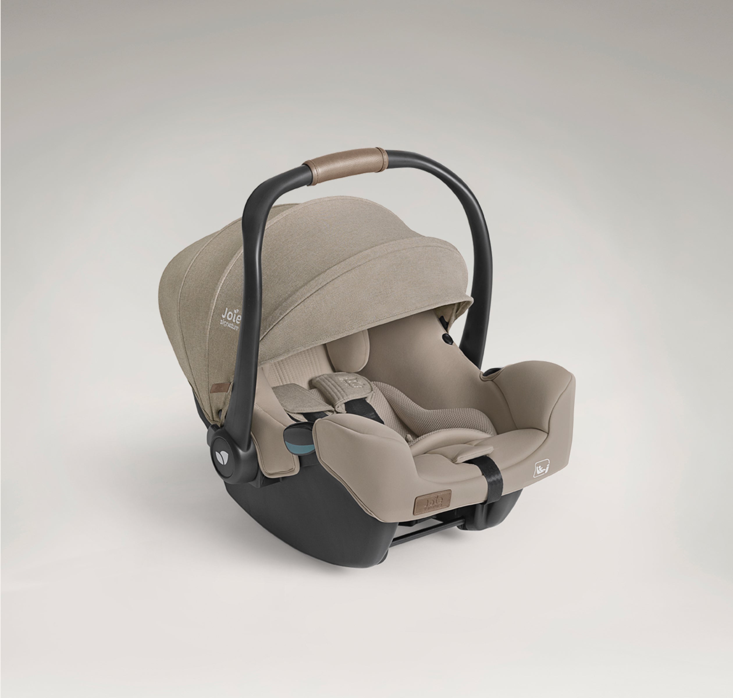 Joie - Scoica auto i-Starter cu tetiera reglabila, 40-75 cm, Sandstone, certificata R129