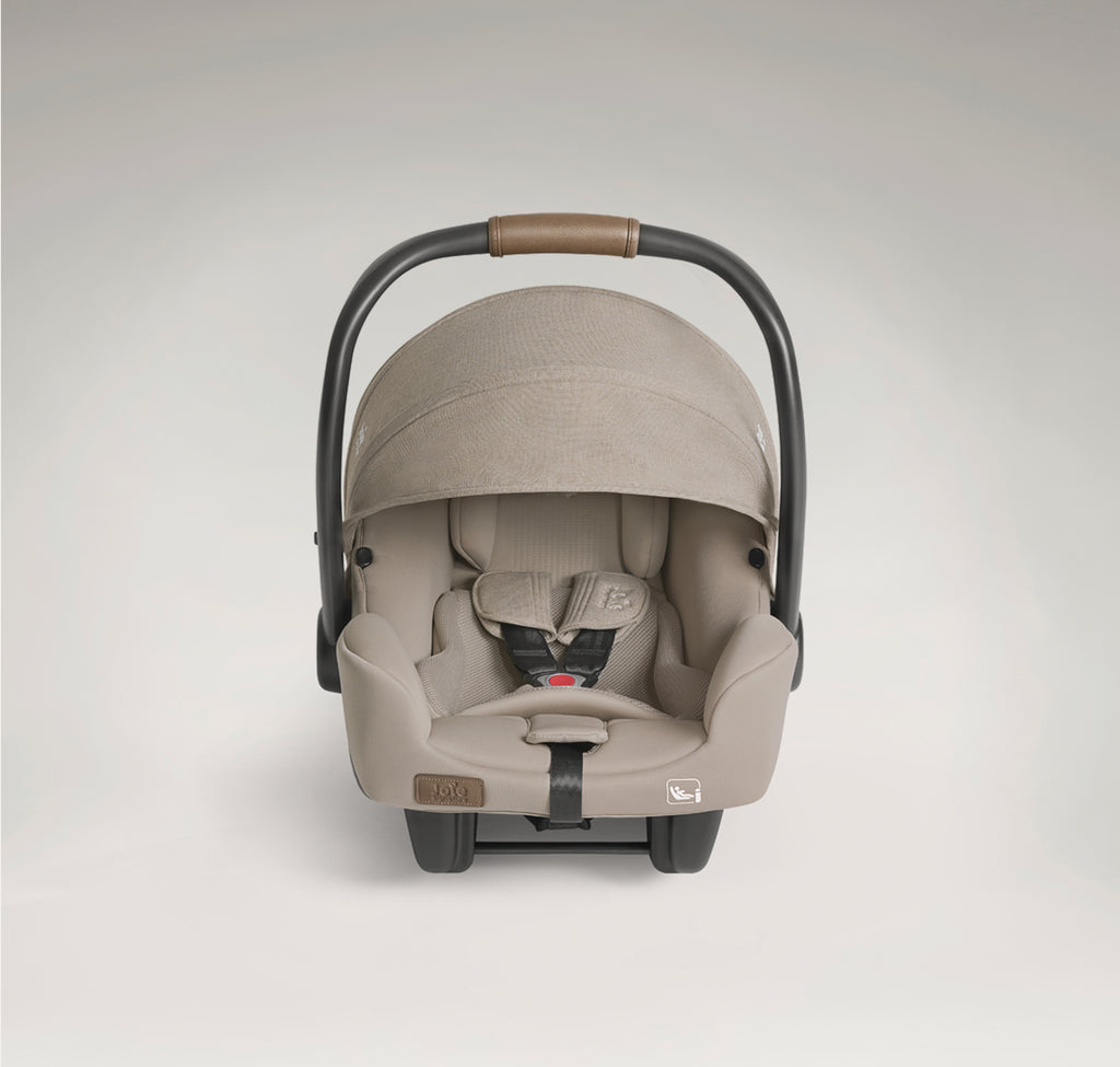 Joie - Scoica auto i-Starter cu tetiera reglabila, 40-75 cm, Sandstone, certificata R129