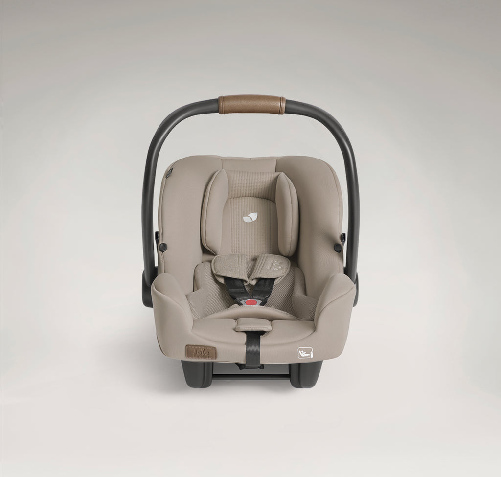 Joie - Scoica auto i-Starter cu tetiera reglabila, 40-75 cm, Sandstone, certificata R129