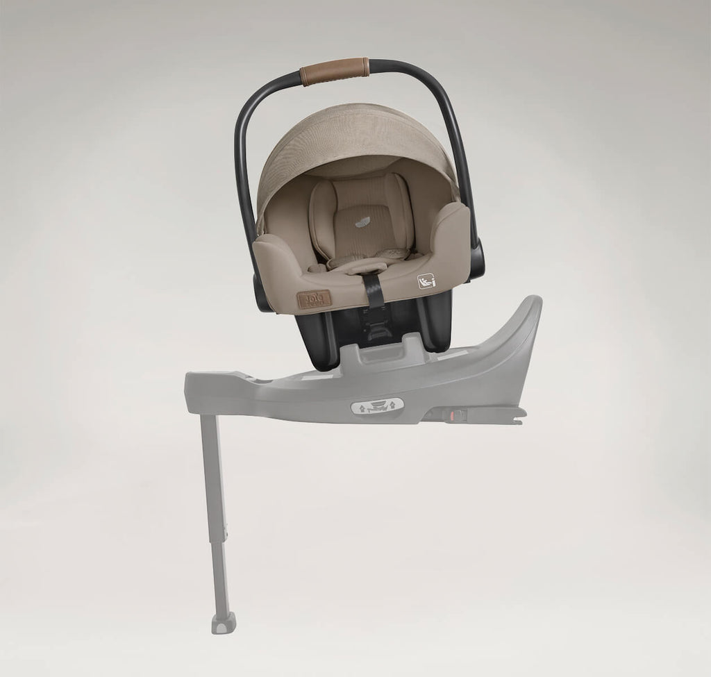 Joie - Scoica auto i-Starter cu tetiera reglabila, 40-75 cm, Sandstone, certificata R129