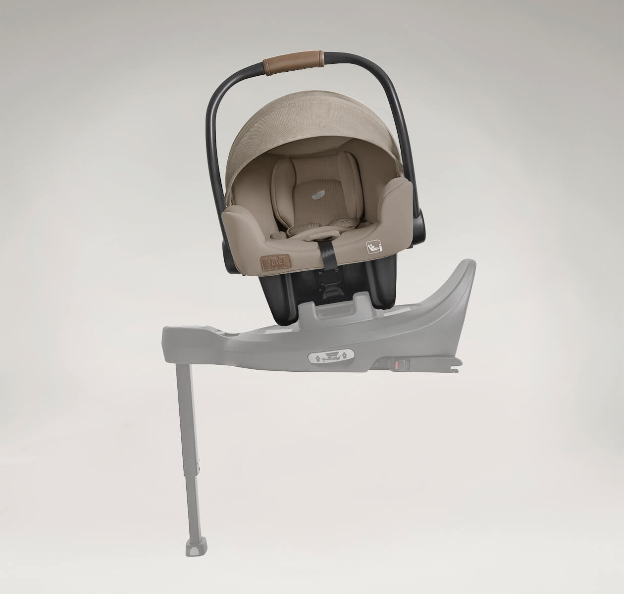 Joie - Scoica auto i-Starter cu tetiera reglabila, 40-75 cm, Sandstone, certificata R129