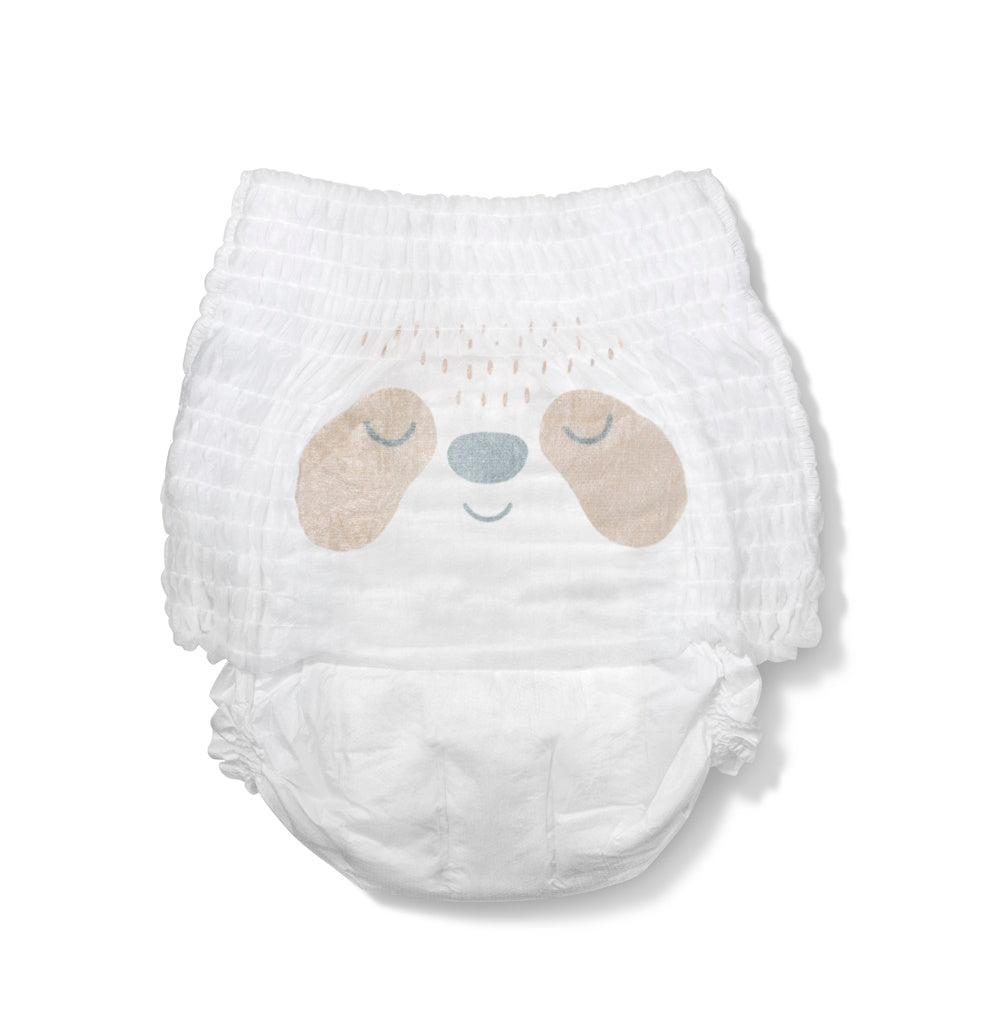 Eco-Friendly Hypoallergenic Diaper Pants Kit&Kin XXL, Size 7, 17 kg+, 96 pcs