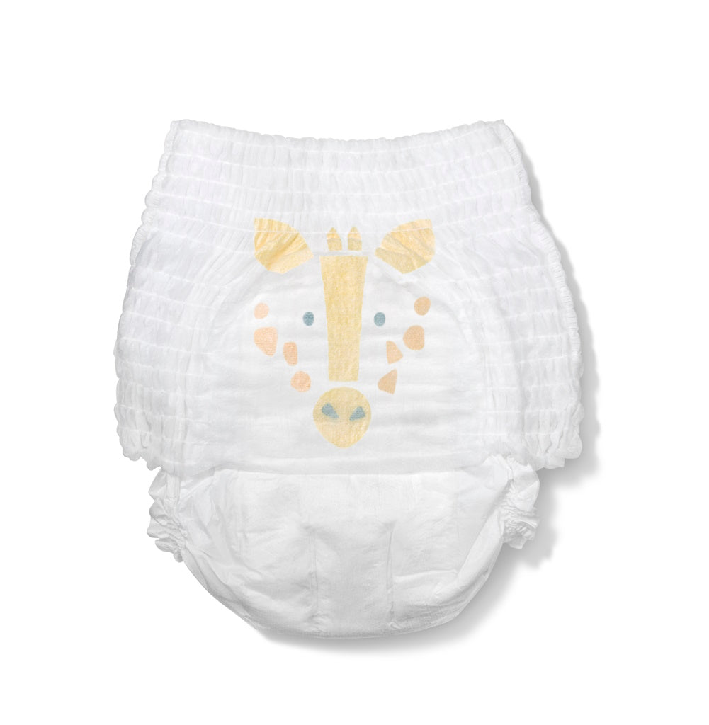 Eco-Friendly Hypoallergenic Diaper Pants Kit&Kin XXL, Size 7, 17 kg+, 96 pcs