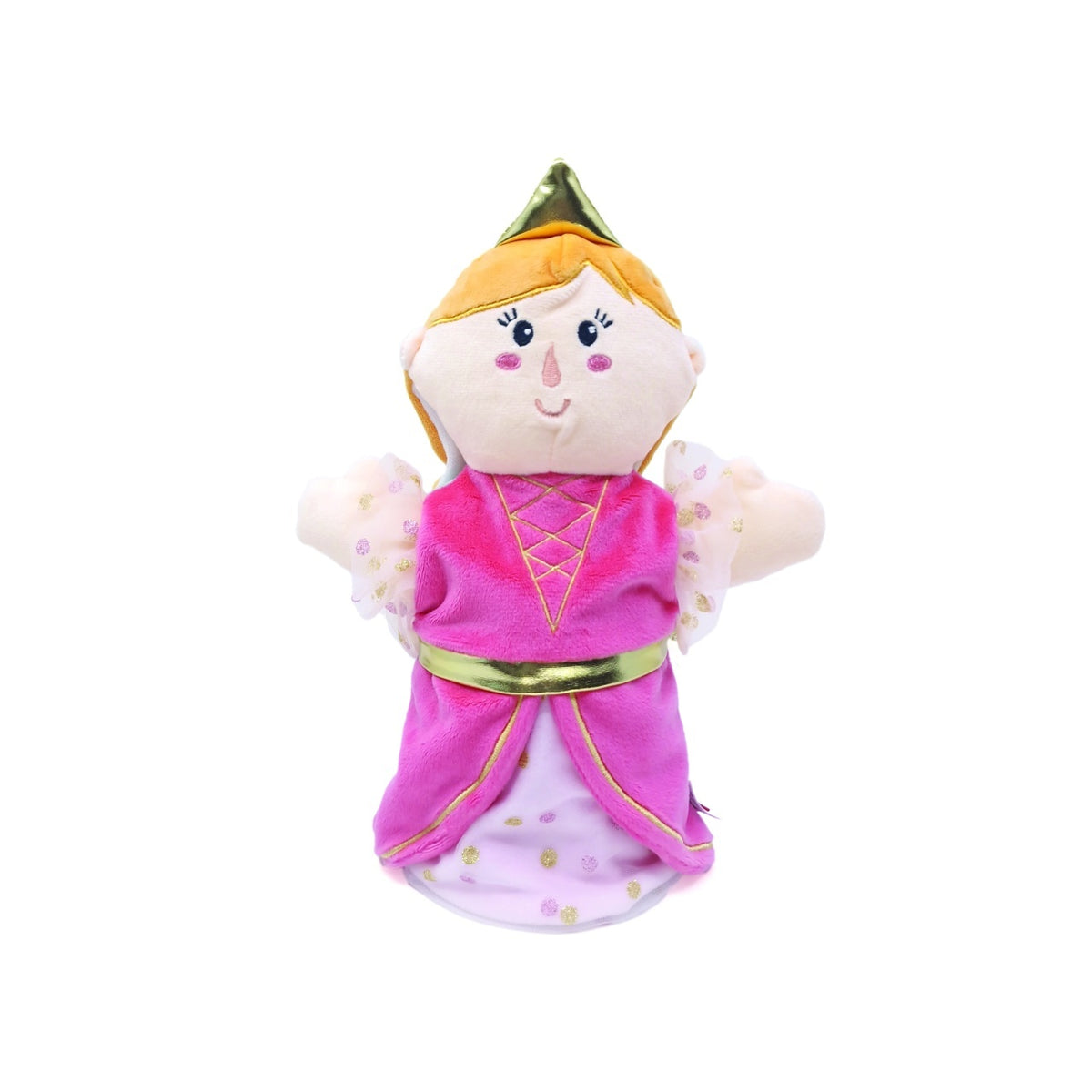 Svoora Papusa de mana cu doua fete Printesa si Cenusareasa 25 cm bumbac, 3 ani+