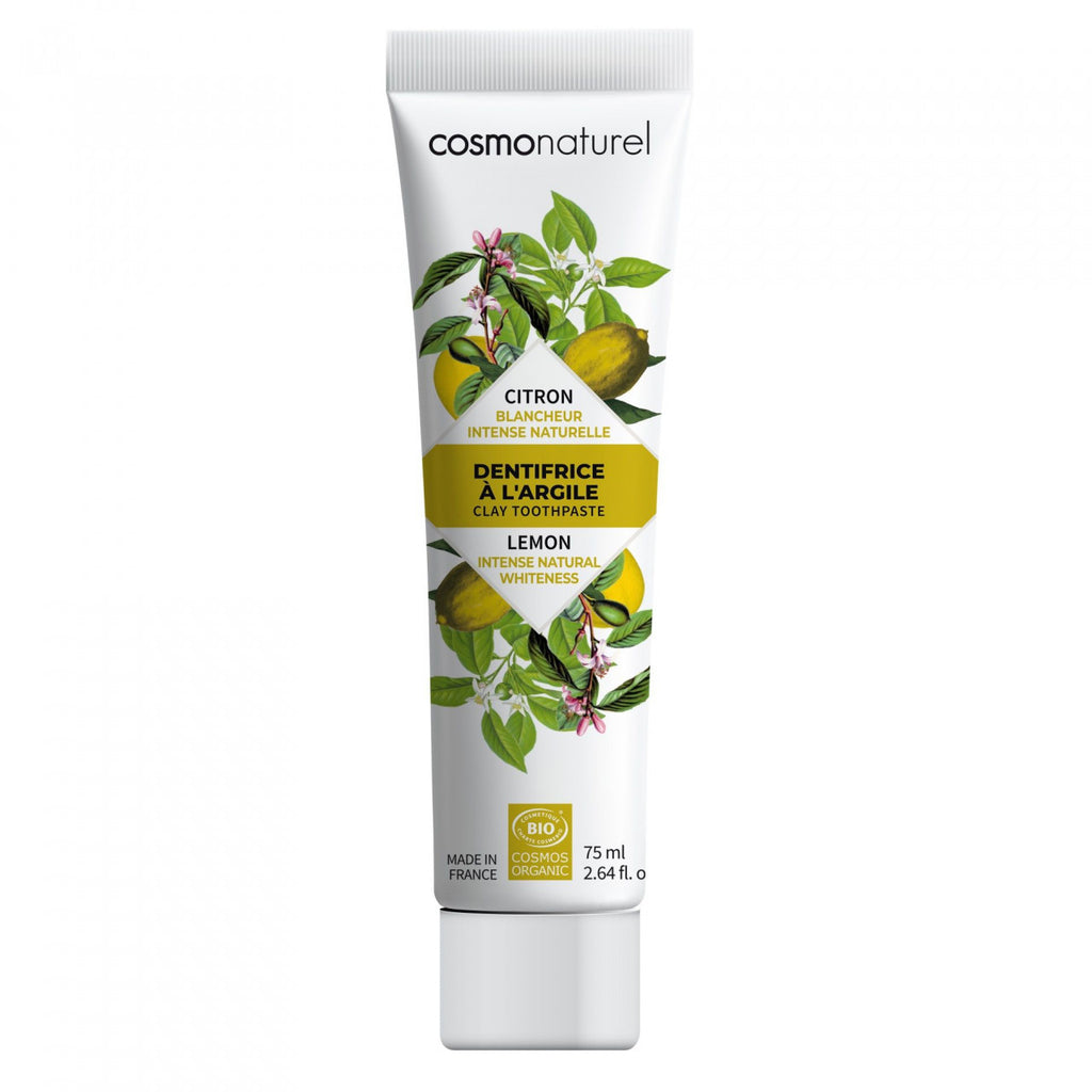 BIO Whitening Toothpaste with Lemon and Clay 75 ml COSMO NATUREL