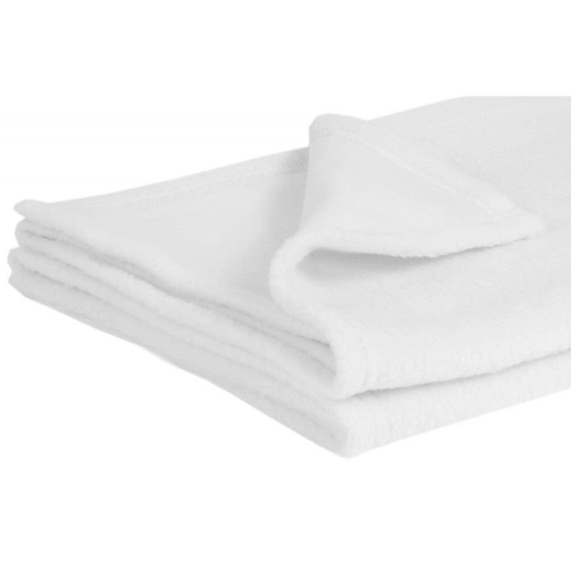 Paturica fleece 100 x 150 cm Alb