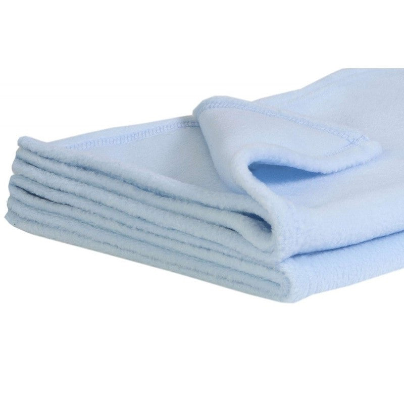 Blue fleece blanket 100 x 150 cm