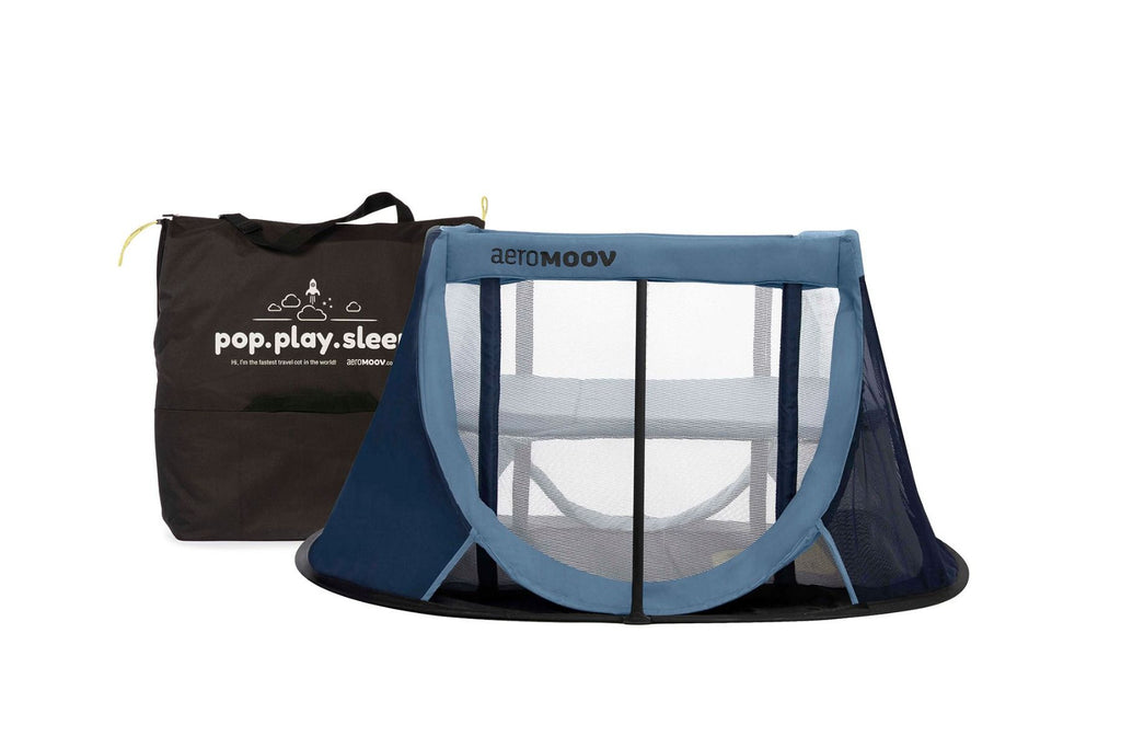Pop Up Travel Cot Blue Whale Aeromoov