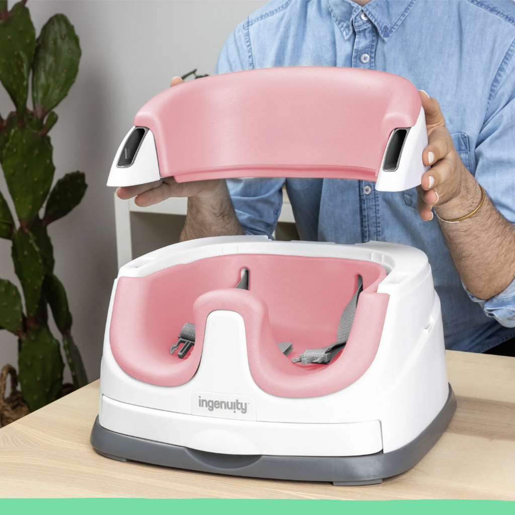 Ingenuity - Scaun de masa 2 in 1 Pink Peony