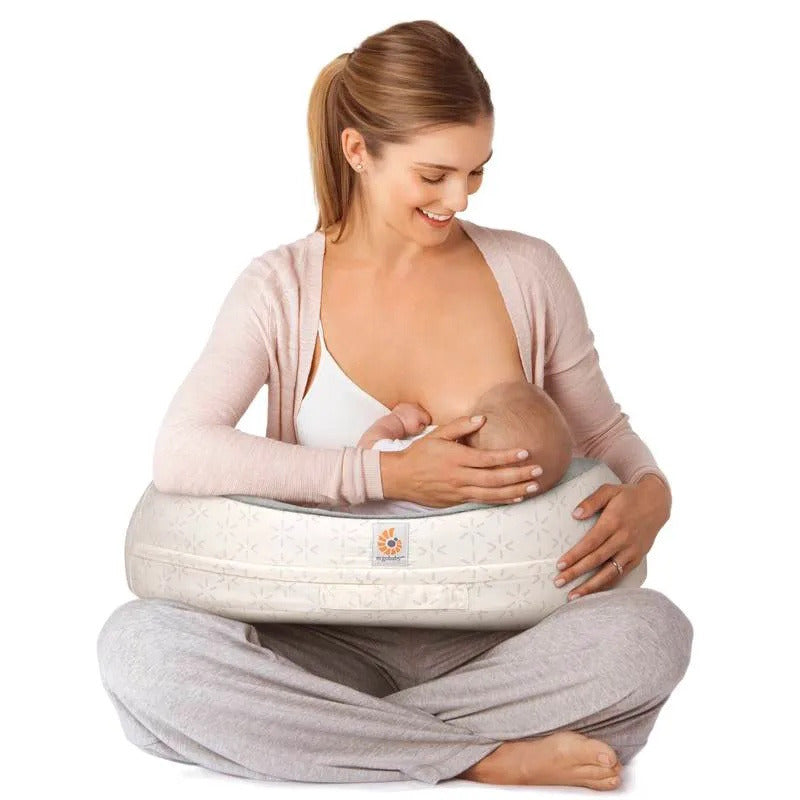 Ergobaby Natural Curve Nursing Pillow, Starlight Cream