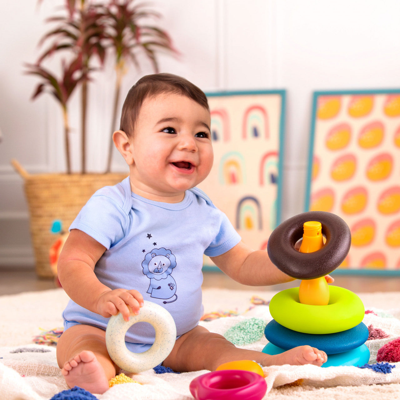 B.Toys Stacking Rings Toy