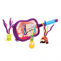 Plasa pescuit cu jucarii de baie Hipopotam B.Toys