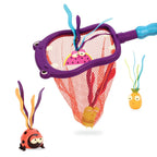 Plasa pescuit cu jucarii de baie Hipopotam B.Toys