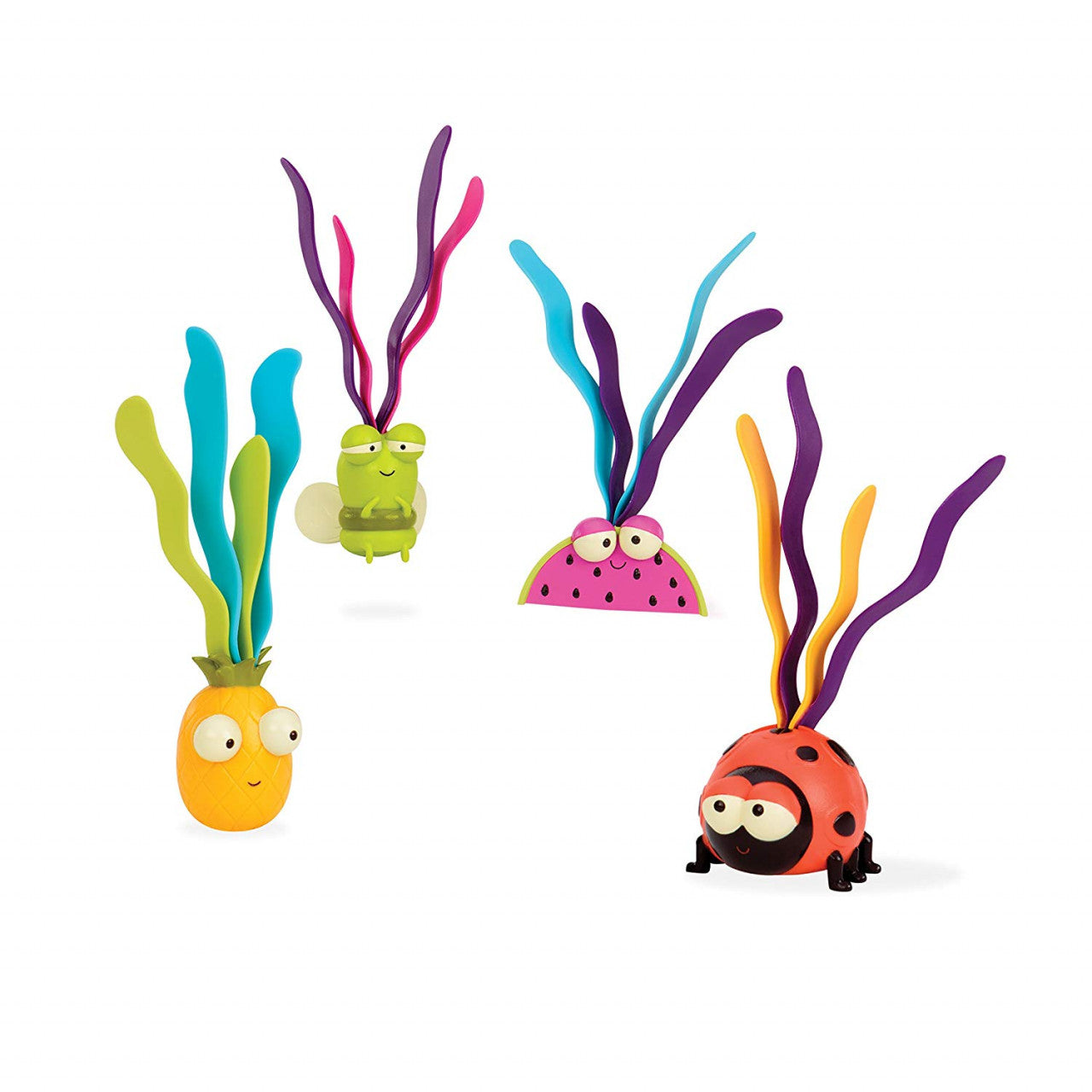 Plasa pescuit cu jucarii de baie Hipopotam B.Toys