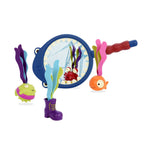 Plasa pescuit cu jucarii de baie Rechin B.Toys
