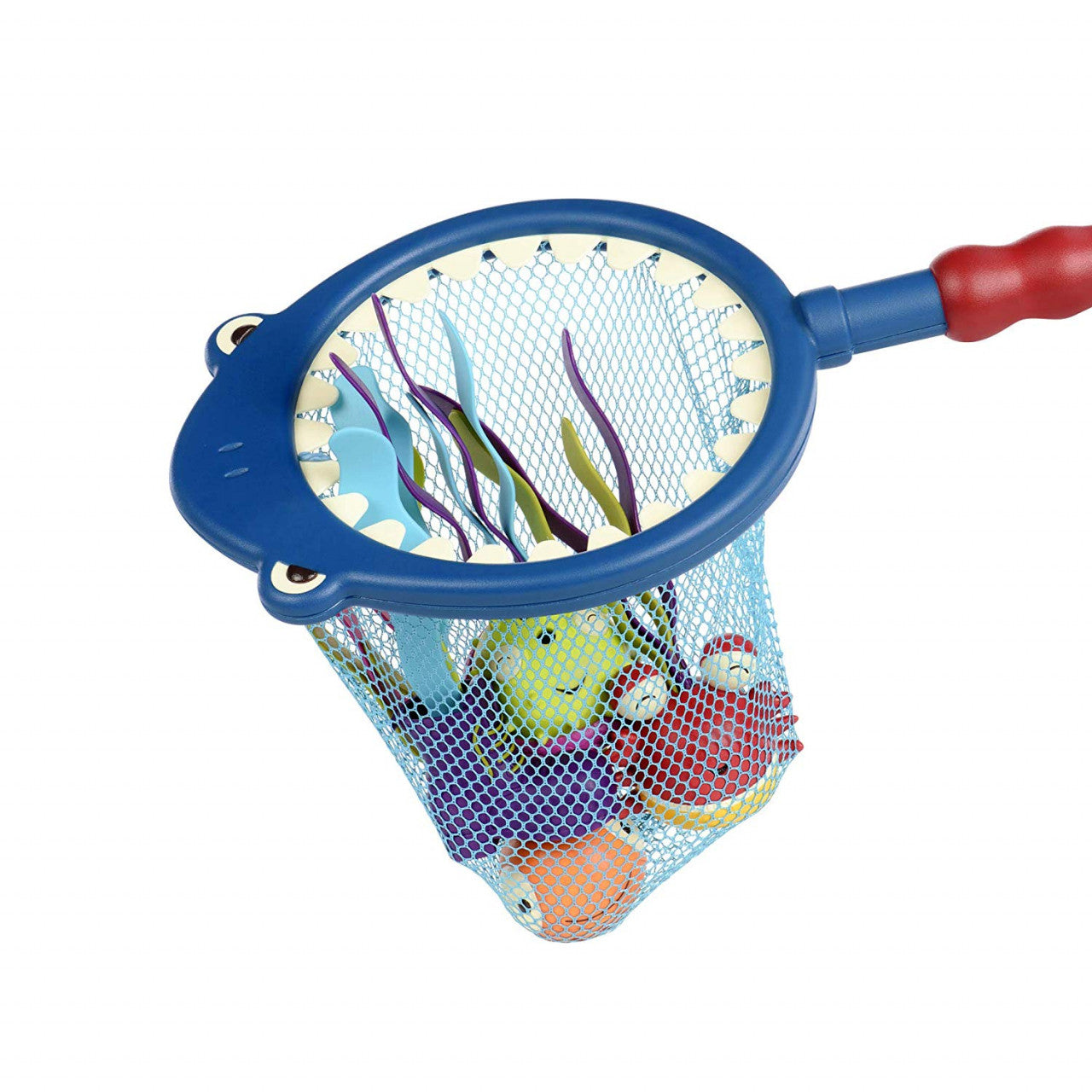 Plasa pescuit cu jucarii de baie Rechin B.Toys