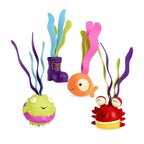 Plasa pescuit cu jucarii de baie Rechin B.Toys