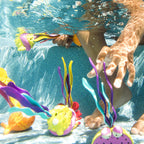 Plasa pescuit cu jucarii de baie Rechin B.Toys