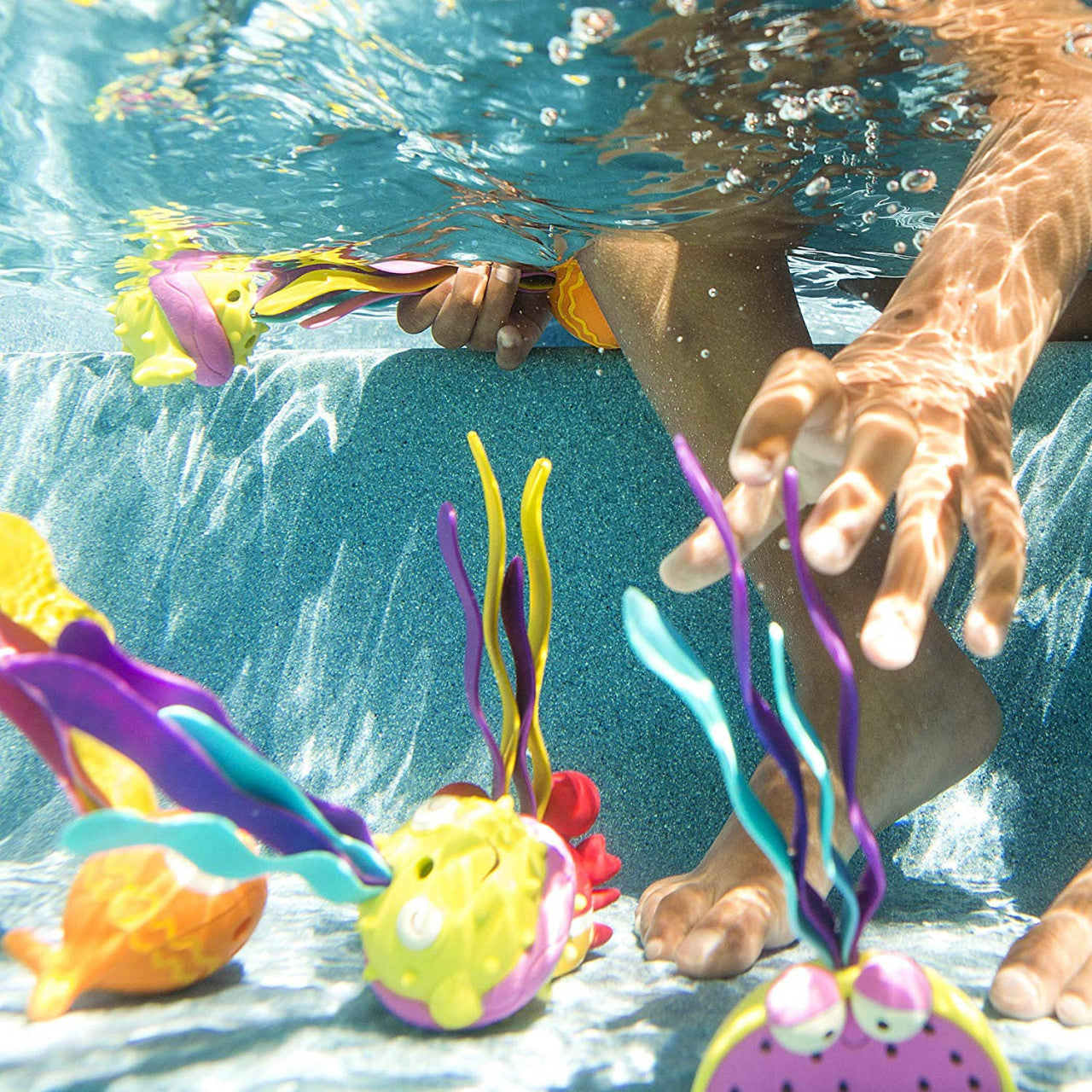 Plasa pescuit cu jucarii de baie Rechin B.Toys